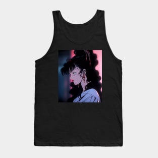 Anime Girl - Fem - 90s Cartoon Style - AI Tank Top